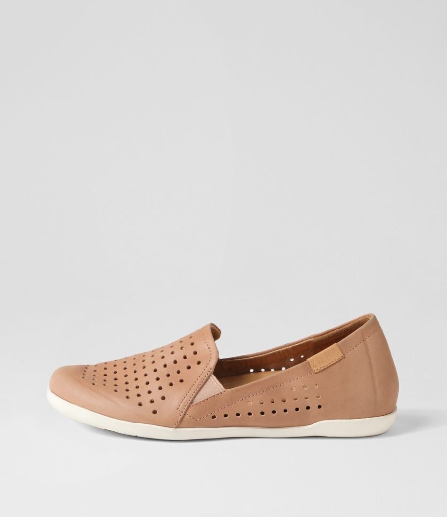 Shoes ZIERA | Liana W Cafe Leather Loafers