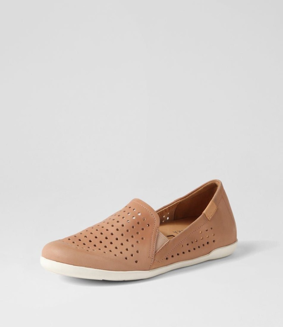 Shoes ZIERA | Liana W Cafe Leather Loafers