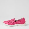 Shoes ZIERA | Wavada Xf Fuchsia White Leather Loafers