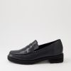 Shoes ZIERA | Metters W Black Leather Loafers