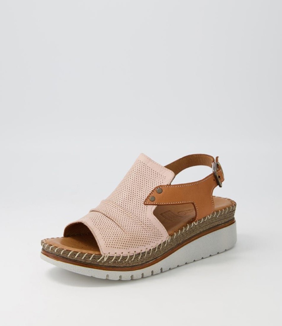 Shoes DIANA FERRARI | Iliana Nude Tan Leather Sandals