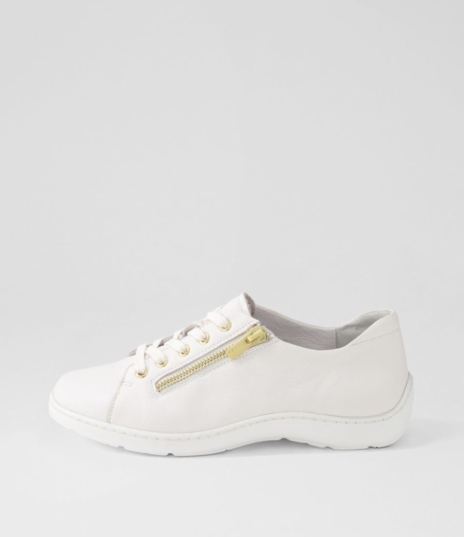 Shoes ZIERA | Wemmer Xf White Leather Sneakers