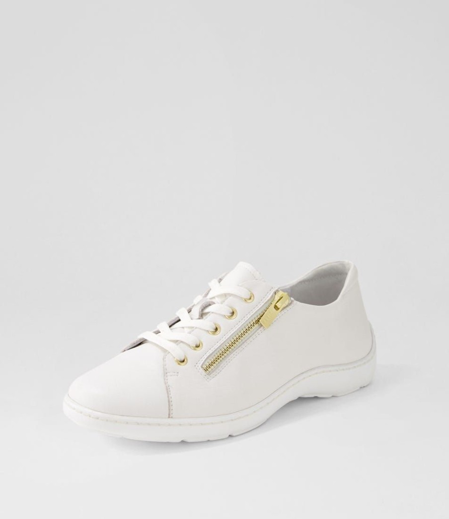 Shoes ZIERA | Wemmer Xf White Leather Sneakers