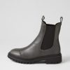 Shoes MOLLINI | Rocco Forest Black Leather Chelsea Boots