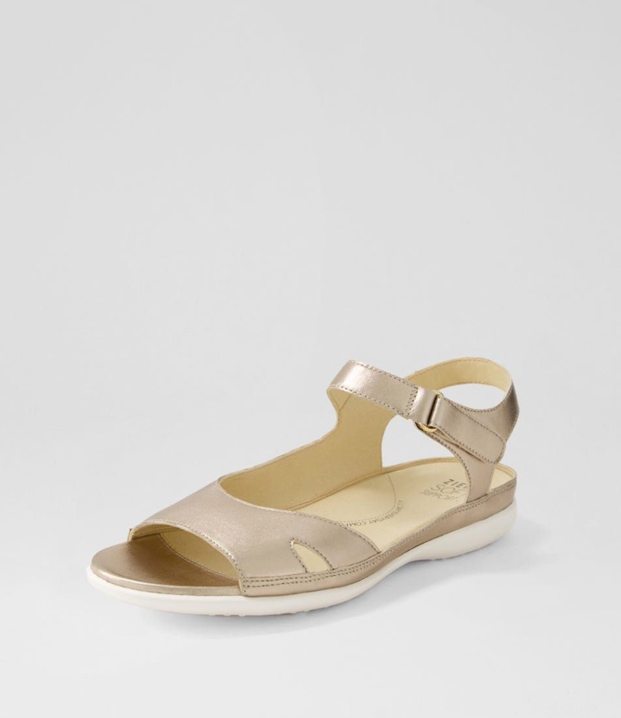 Shoes ZIERA | Babtal W Champagne Leather Sandals