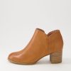 Shoes DJANGO & JULIETTE | Sharon Dark Tan Leather Ankle Boots