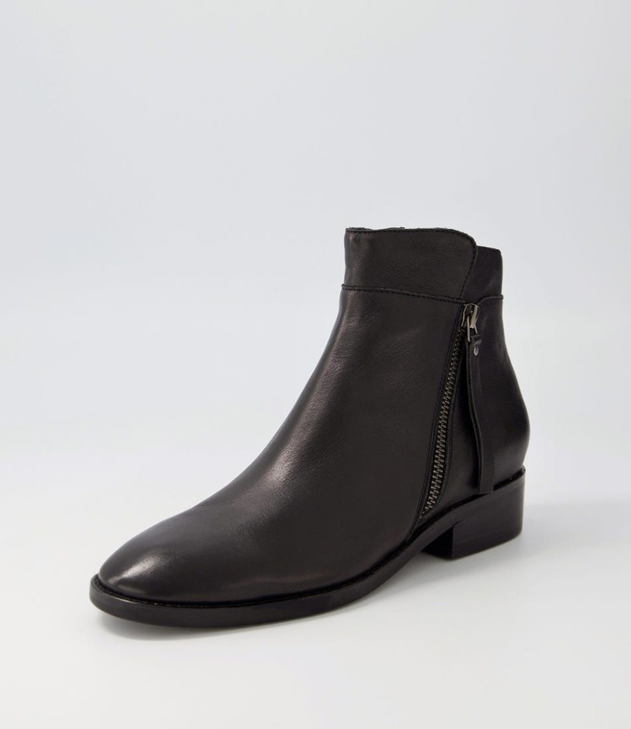 Shoes DIANA FERRARI | Bridy Black Leather Ankle Boots