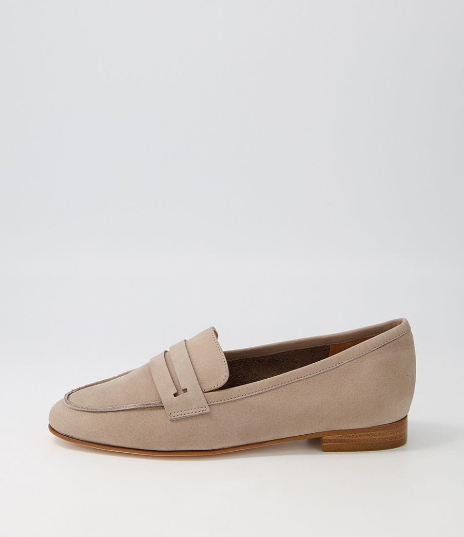 Shoes EOS | Coco Stone Leather Loafers