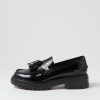 Shoes MOLLINI | Arrin Black Box Leather Flat Shoes