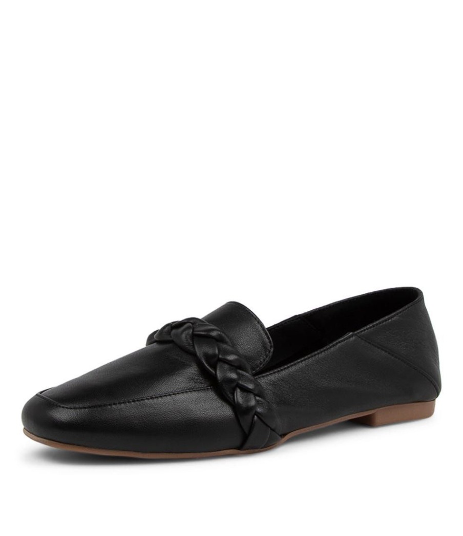 Shoes DIANA FERRARI | Nanturm Black Leather Loafers