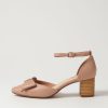 Shoes DIANA FERRARI | Layla Cafe Natural Heel Leather Heels