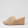 Shoes DJANGO & JULIETTE | Pitchy Coffee Synthetic Raffia Espadrilles