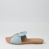 Shoes DJANGO & JULIETTE | Jacool Denim Leather Slides