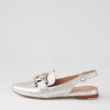 Shoes TOP END | Favilla Silver Leather Loafers