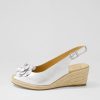 Shoes ZIERA | Wawer W Silver Leather Sandals