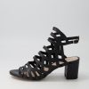 Shoes DJANGO & JULIETTE | Ebenezer Black Leather Sandals