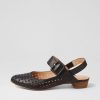 Shoes DJANGO & JULIETTE | Ekin Black Leather Flat Shoes