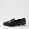 Shoes DJANGO & JULIETTE | Benza Black Wrinkle Patent Leather Flat Shoes