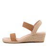 Shoes DIANA FERRARI | Havan Tan Weave Elastic Espadrilles