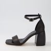 Shoes MOLLINI | Toania Black Leather Sandals