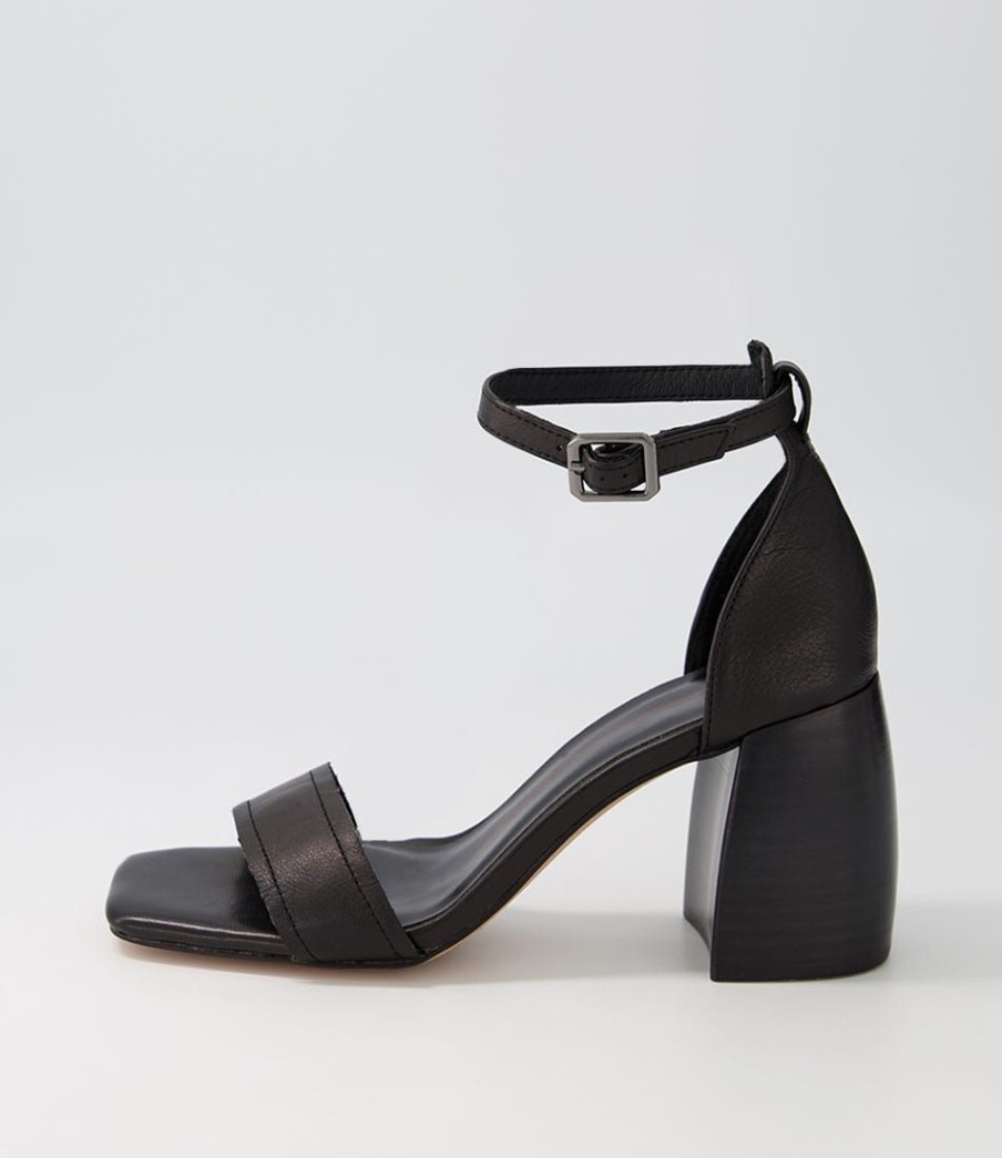 Shoes MOLLINI | Toania Black Leather Sandals