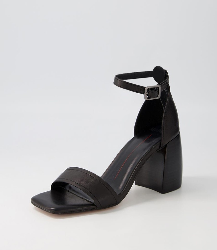 Shoes MOLLINI | Toania Black Leather Sandals