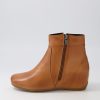 Shoes DIANA FERRARI | Fleur Tan Leather Ankle Boots