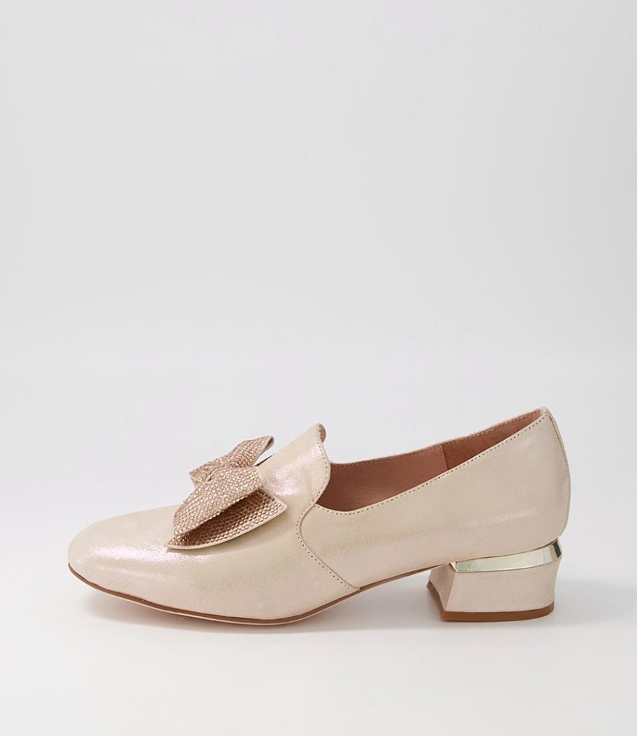 Shoes DJANGO & JULIETTE | Grenada Blush Leather Jewels Heels