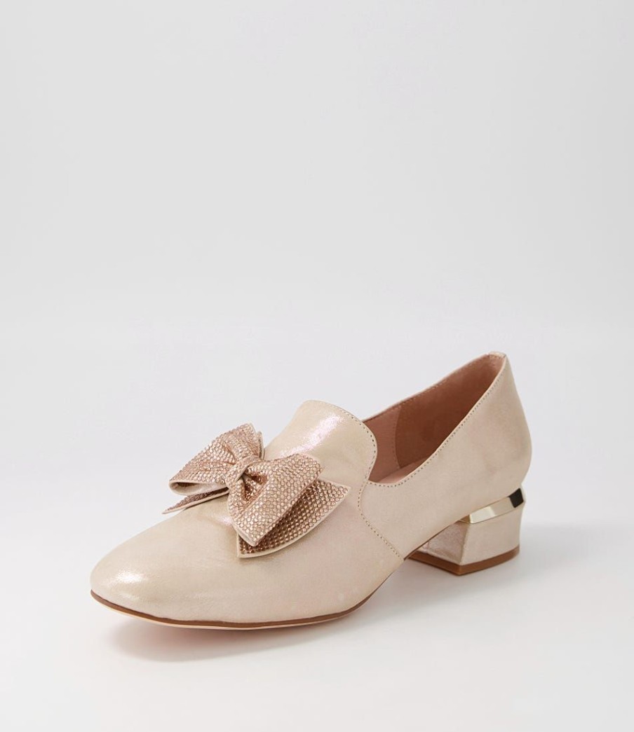 Shoes DJANGO & JULIETTE | Grenada Blush Leather Jewels Heels