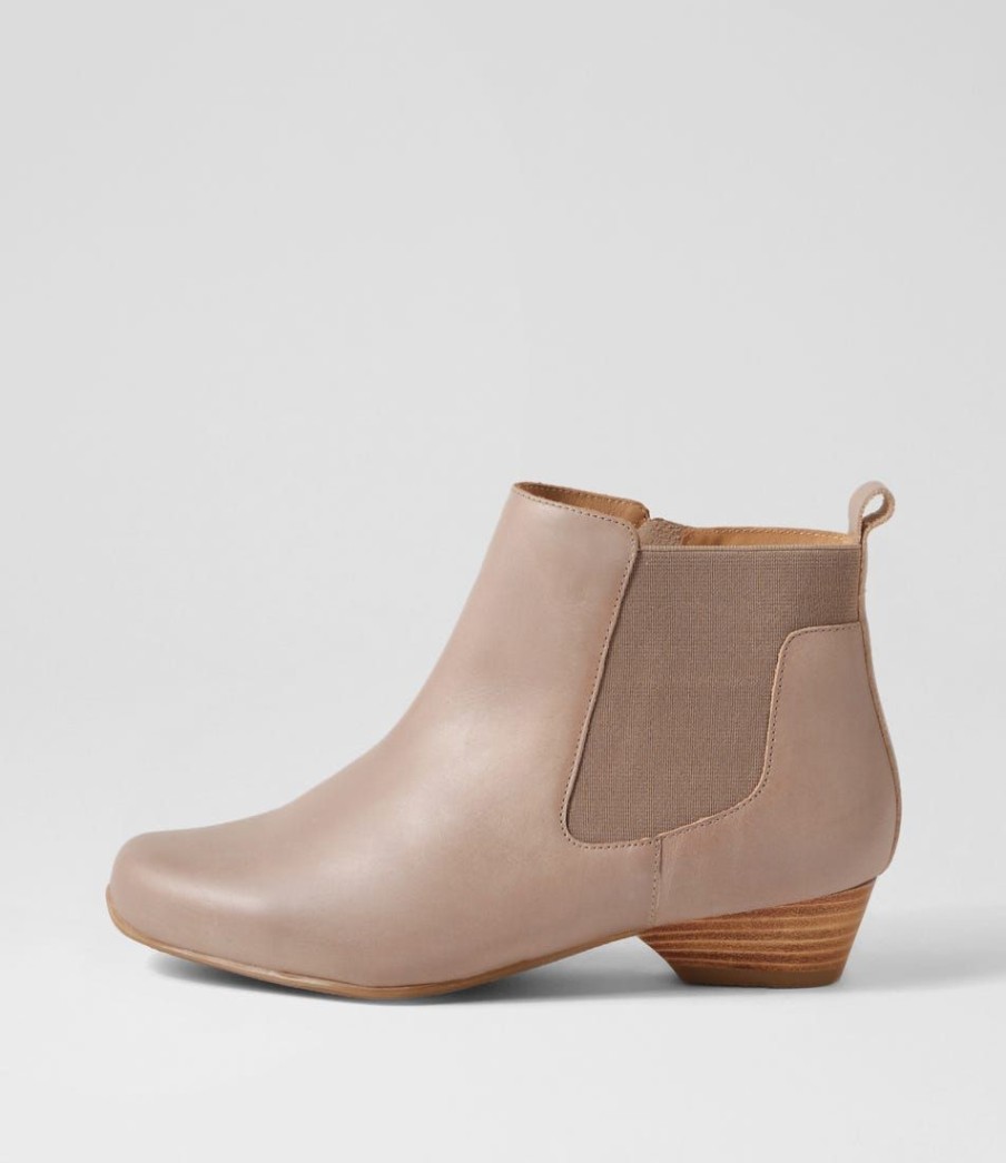 Shoes ZIERA | Chelsine Xw Smoke Leather Chelsea Boots