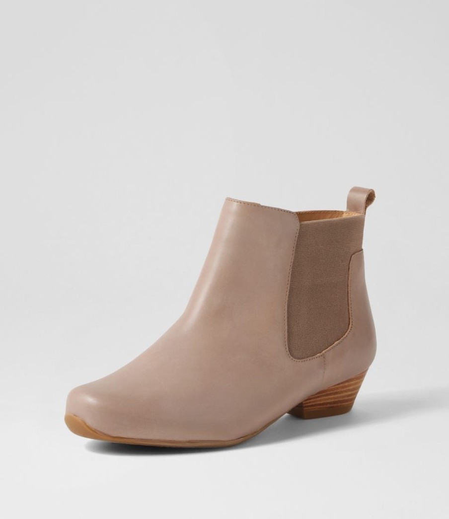 Shoes ZIERA | Chelsine Xw Smoke Leather Chelsea Boots