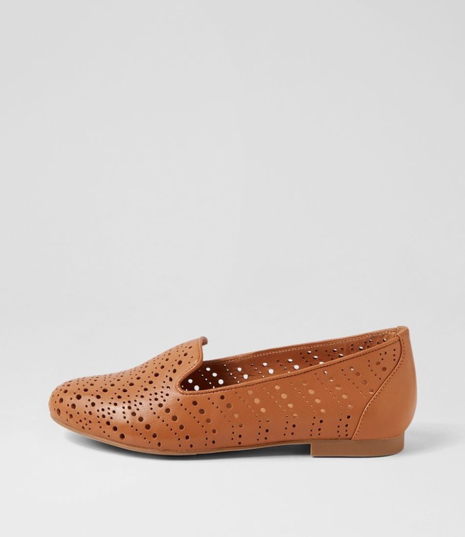 Shoes ZIERA | Calbert Xf Tan Leather Loafers