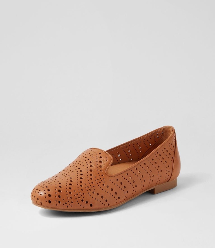 Shoes ZIERA | Calbert Xf Tan Leather Loafers