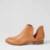 Shoes DJANGO & JULIETTE | Fecks Large Dark Tan Leather Chelsea Boots