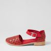 Shoes DJANGO & JULIETTE | Ashby Red Tan Leather Mary Janes