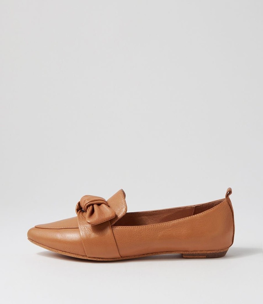 Shoes MOLLINI | Gynah Dark Tan Leather Loafers