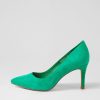 Shoes TOP END | Barrios New Emerald Suede Heels