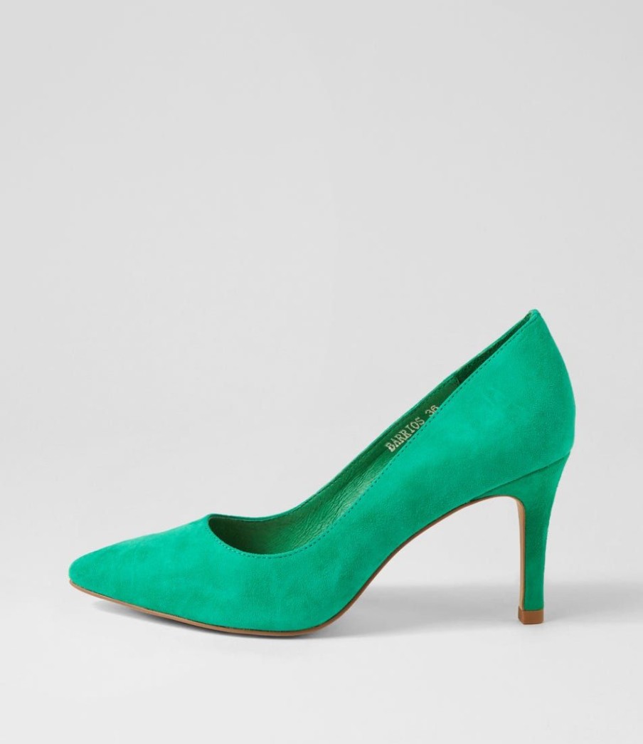 Shoes TOP END | Barrios New Emerald Suede Heels