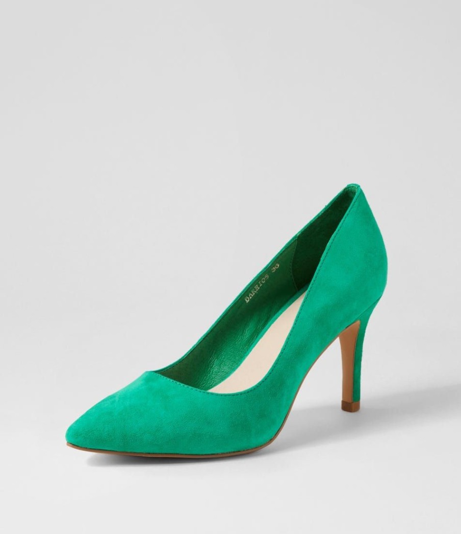 Shoes TOP END | Barrios New Emerald Suede Heels