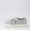 Shoes DJANGO & JULIETTE | Femilly Ice Blue White Suede Sneakers