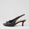 Shoes MOLLINI | Grayde Black Leather Sandals