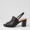 Shoes DJANGO & JULIETTE | Pyper Black Leather Sandals