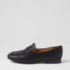 Shoes TOP END | Milica Black Leather Loafers