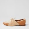 Shoes TOP END | Maire Light Tan Latte Multi Leather Mary Janes