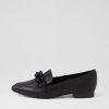 Shoes DIANA FERRARI | Devyns Black Leather Loafers