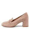 Shoes TOP END | Fall Taupe Suede Heels