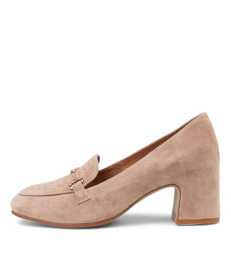 Shoes TOP END | Fall Taupe Suede Heels