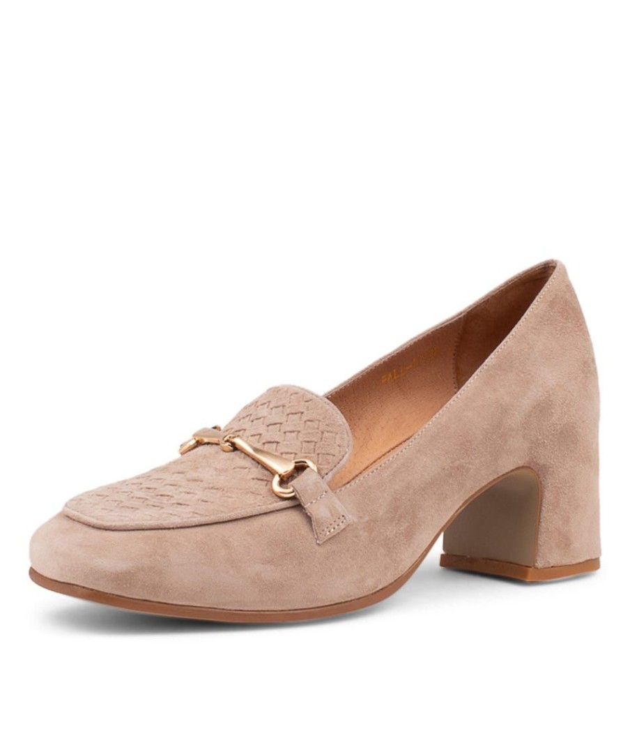 Shoes TOP END | Fall Taupe Suede Heels