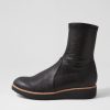 Shoes TOP END | Olissar Black Stretch Ankle Boots