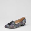 Shoes DIANA FERRARI | Dustu Scribble Print Leather Loafers